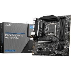 MSI PRO B660M-A WIFI DDR4 LGA1700 Intel Motherboard