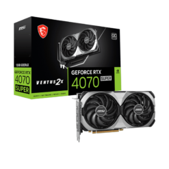 MSI RTX 4070 SUPER Ventus 2X OC 12GB graphics card