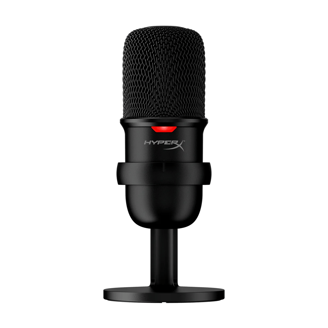 HyperX SoloCast USB Gaming Microphone – Plug & Play, 24-bit/96kHz, Tap-to-Mute, Cardioid Pattern(WHITE) 1 HyperX SoloCast USB Gaming Microphone