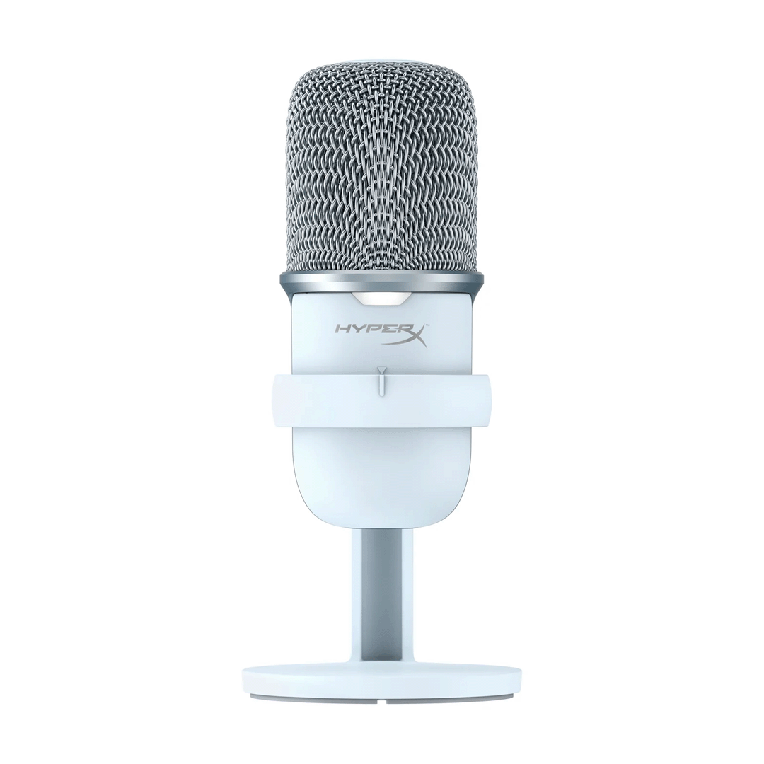 HyperX SoloCast USB Gaming Microphone – Plug & Play, 24-bit/96kHz, Tap-to-Mute, Cardioid Pattern(WHITE) 2 HyperX SoloCast USB Gaming Microphone – Plug & Play, 24-bit/96kHz, Tap-to-Mute, Cardioid Pattern(WHITE) - Image 2