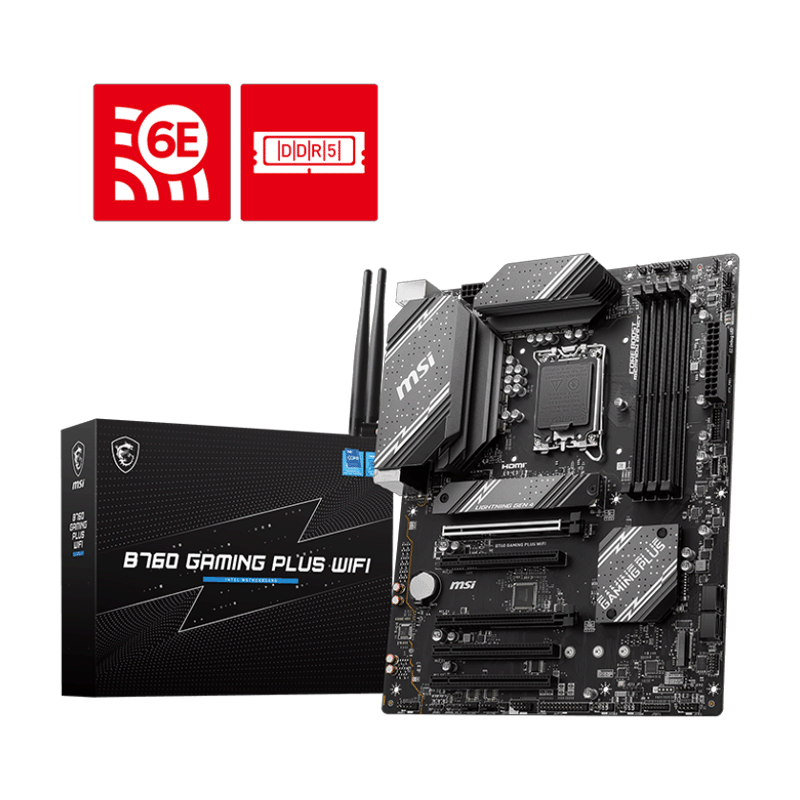 MSI B760 Gaming Plus WiFi DDR5 Motherboard