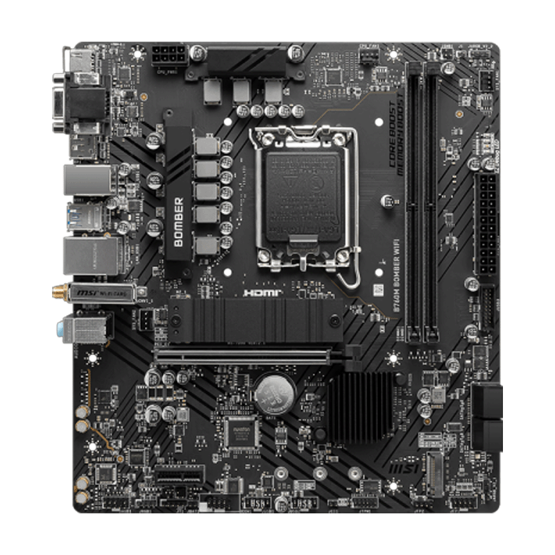 MSI B760M Bomber WiFi DDR5 Motherboard - Image 2