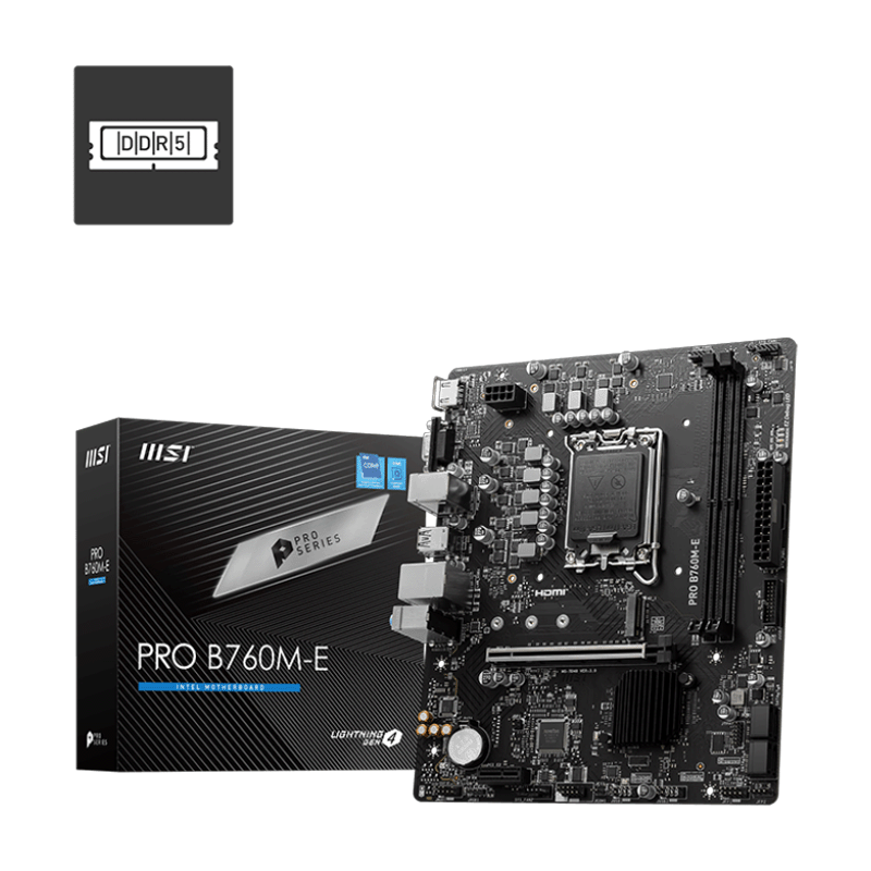 MSI B760M-E DDR5 Motherboard