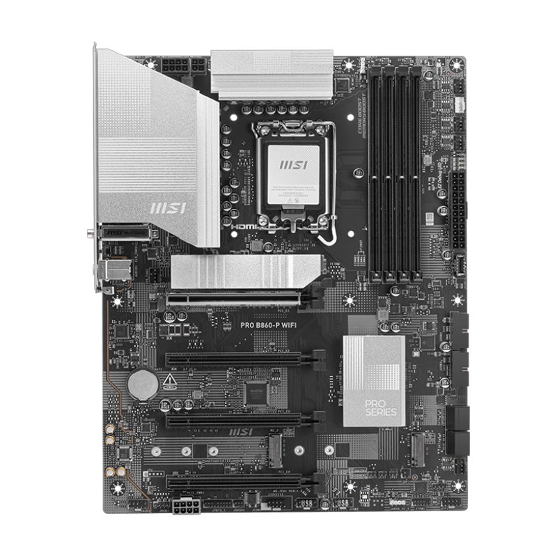 MSI PRO B860M-P WiFi Motherboard (B860, WiFi 7, DDR5, ATX) - Image 2