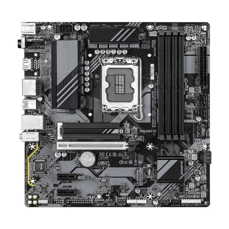 Gigabyte B760M DS3H WiFi6E Gen5 Motherboard - Image 2