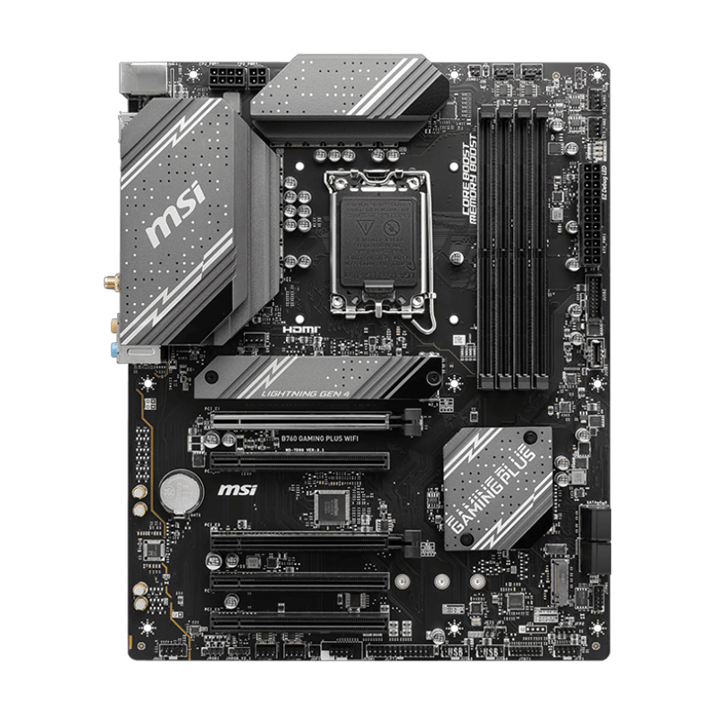 MSI B760 Gaming Plus WiFi DDR5 Motherboard - Image 2