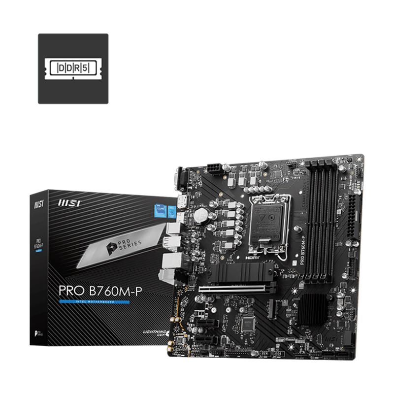 MSI PRO B760M-P DDR5 Motherboard