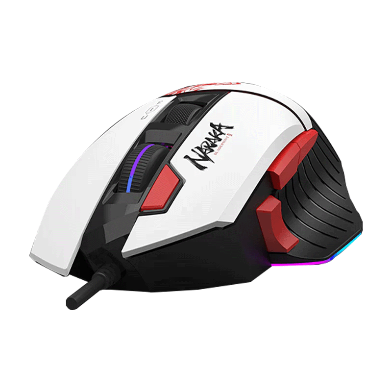 Bloody W95 Max Naraka Extra Fire RGB Gaming Mouse - Image 3