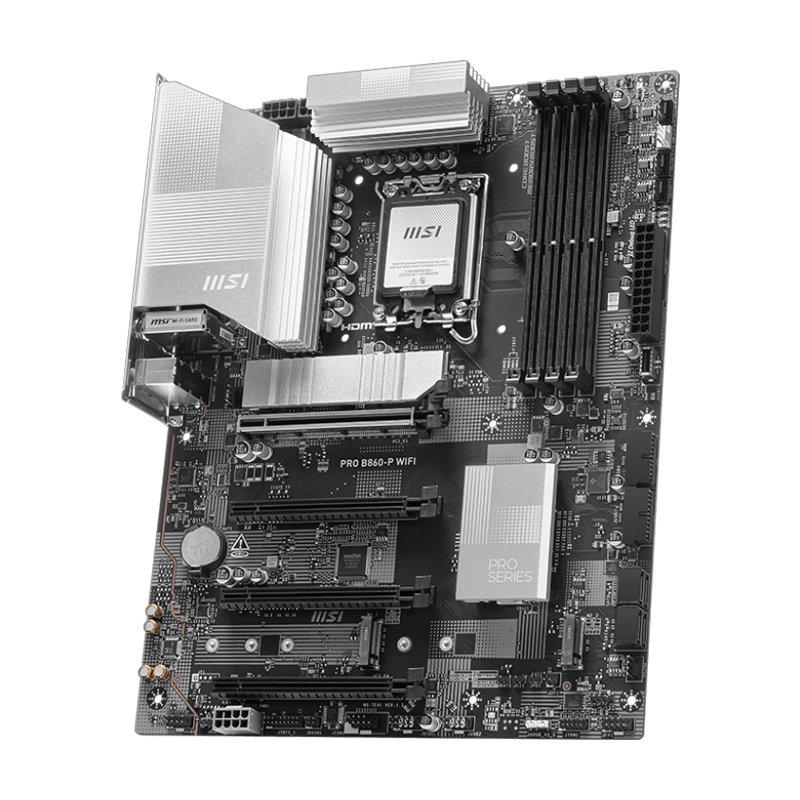MSI PRO B860M-P WiFi Motherboard (B860, WiFi 7, DDR5, ATX) - Image 4
