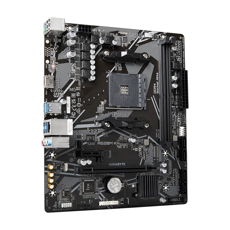 Gigabyte A520M K DDR4 Motherboard - Image 3