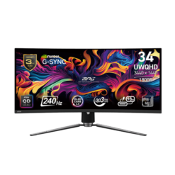 MSI MPG 341CQPX QD-OLED 34 inch ultrawide gaming monitor