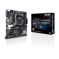 ASUS A520M‑K DDR4 AM4 Micro‑ATX motherboard front view