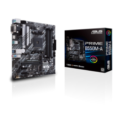 ASUS Prime B550M‑A DDR4 AM4 Micro‑ATX motherboard front view