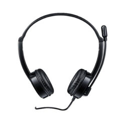 Rapoo H100 wired stereo headset black with 3.5mm jack