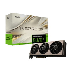 MSI GeForce RTX 5070 Ti 16G INSPIRE 3X OC graphics card