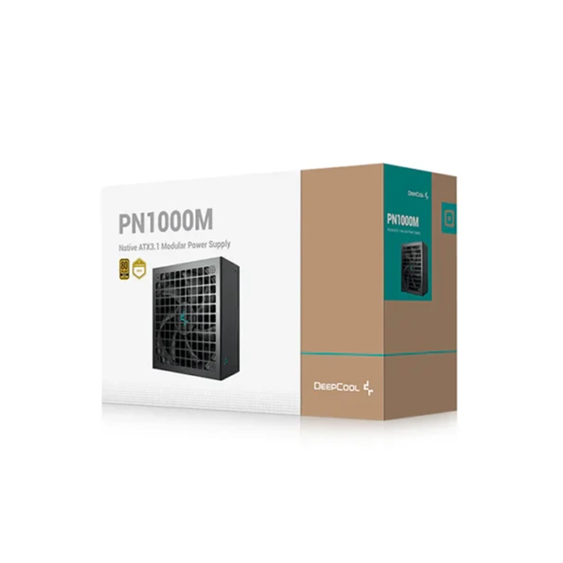 DeepCool PN1000M 1000W 80 PLUS Gold Fully Modular ATX 3.1 Power Supply 1 DeepCool PN1000M 1000W fully modular ATX power supply
