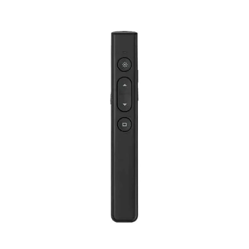 RAPOO Wireless Presenter XR100 Black for Smooth Slide Control 1 RAPOO XR100 wireless presenter black front view
