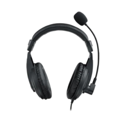 RAPOO H150S USB headset black front view