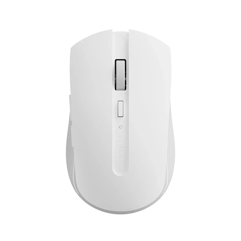 RAPOO M350 Silent Multi-mode Wireless Mouse White - Multi-Device Bluetooth & 2.4G Mouse 1 RAPOO M350 Silent Multi-mode Wireless Mouse White