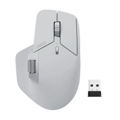 RAPOO MT760L Multi‑mode Wireless Mouse Grey White
