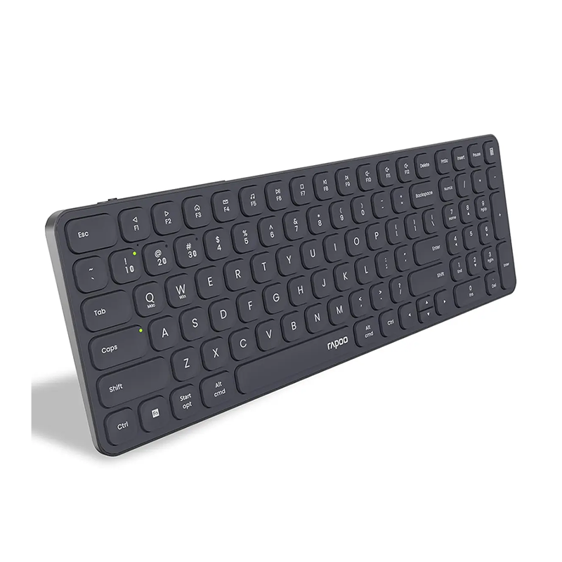 Rapoo 9350L Multi-Mode Wireless Keyboard US Dark Grey – Dual Wireless Connectivity 1 Rapoo 9350L wireless keyboard US dark grey multi-mode Bluetooth