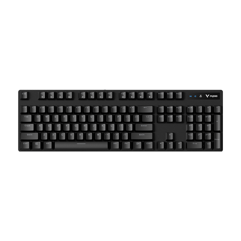 Rapoo V500 Pro Backlit Mechanical Gaming Keyboard US Black – RGB Mechanical Precision 1 Rapoo V500 Pro mechanical gaming keyboard US black backlit RGB lighting