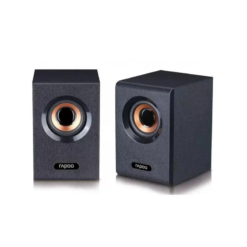 RAPOO A80 compact stereo speaker black front view