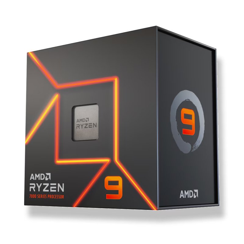 AMD Ryzen 9 7900X Processor Box 12-Core 5.6GHz AM5 Zen 4 CPU 1 AMD Ryzen 9 7900X processor box AM5 CPU