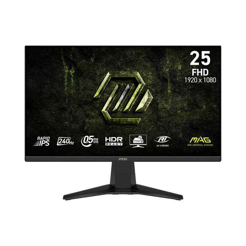 MSI MAG 255F X24 24.5 Inch 240Hz Rapid IPS Gaming Monitor 1 MSI MAG 255F X24 240Hz gaming monitor