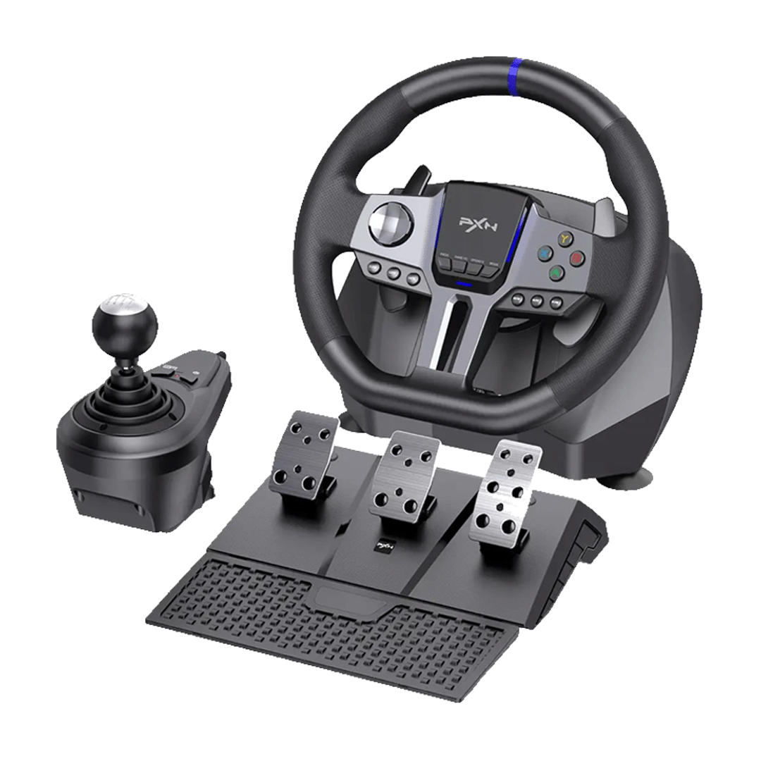 PXN V9 Gen 2 Gaming Racing Wheel with Pedals & Shifter 1 PXN V9 Gen 2 Gaming Racing Wheel