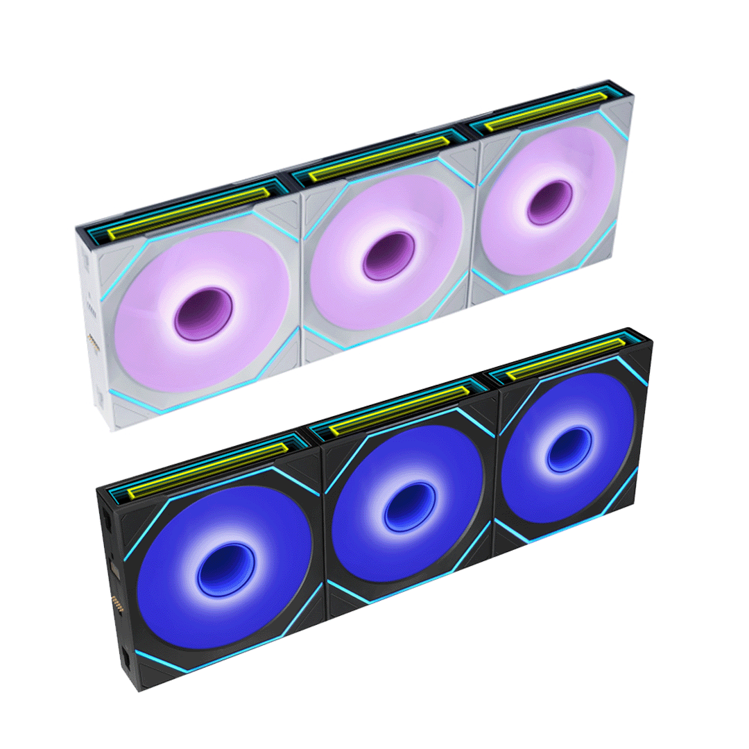 LIAN LI UNI FAN SL-INF FLEX 120 ARGB Fan Black White 1 LIAN LI UNI FAN SL-INF FLEX 120 Black RGB Fan