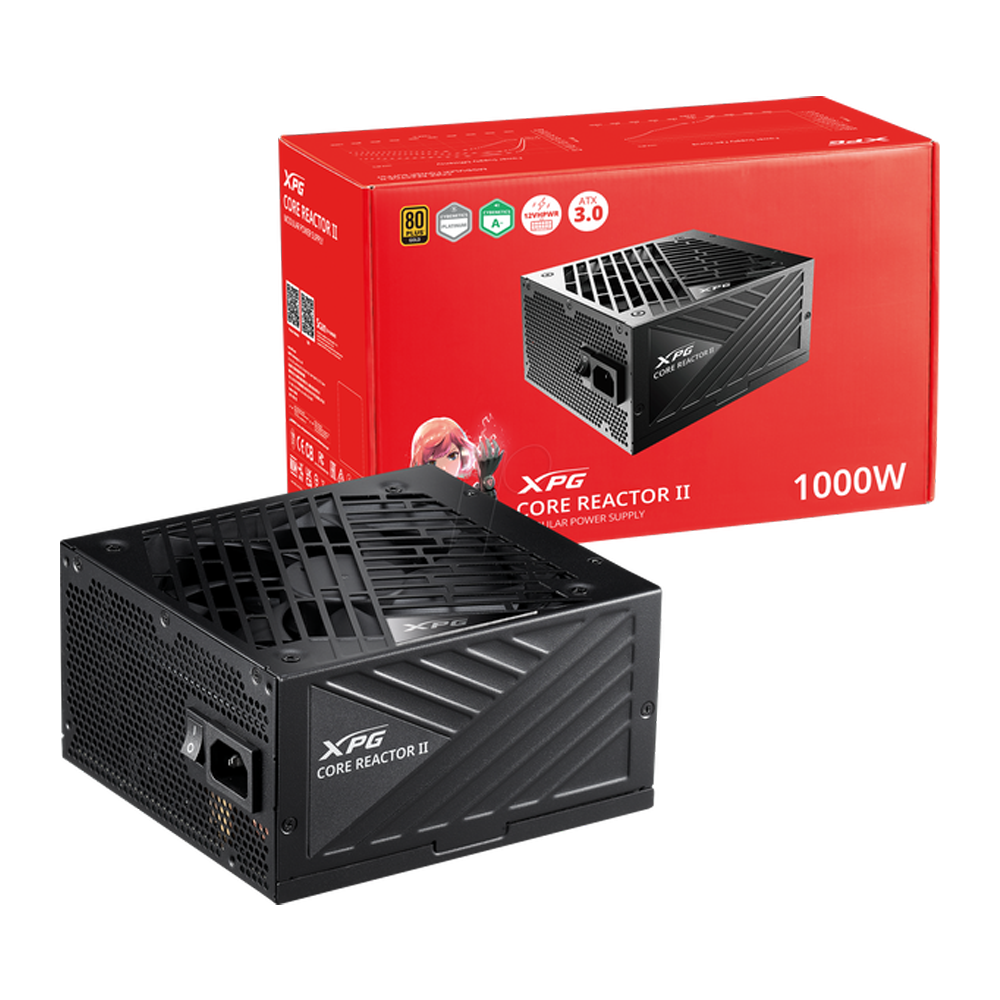 XPG CORE REACTOR II 1000W 80 PLUS Gold Fully Modular PSU 1 XPG CORE REACTOR II 1000W Power Supply