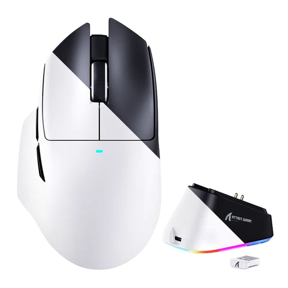 ATTACK SHARK V6 Wireless Gaming Mouse – 25,000 DPI, 1000Hz 1 ATTACK SHARK V6 Wireless Gaming Mouse