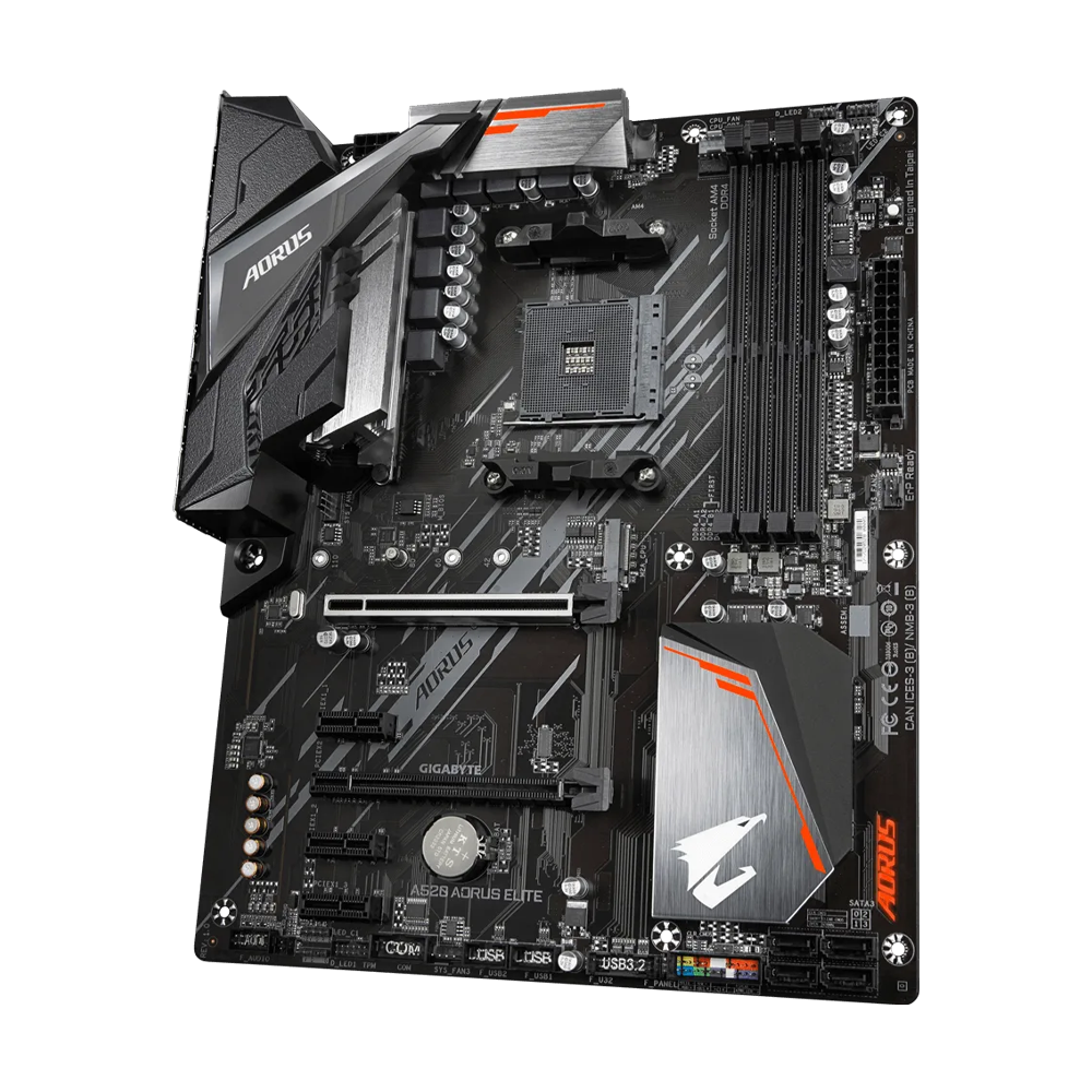 Used GIGABYTE A520 AORUS ELITE Motherboard 1 Used GIGABYTE A520 AORUS ELITE motherboard