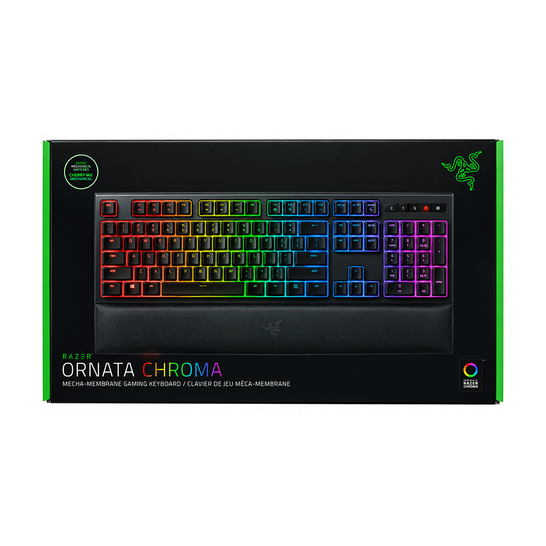 Razer Ornata Chroma Mecha-Membrane Gaming Keyboard 1 Razer Ornata Chroma gaming keyboard open box