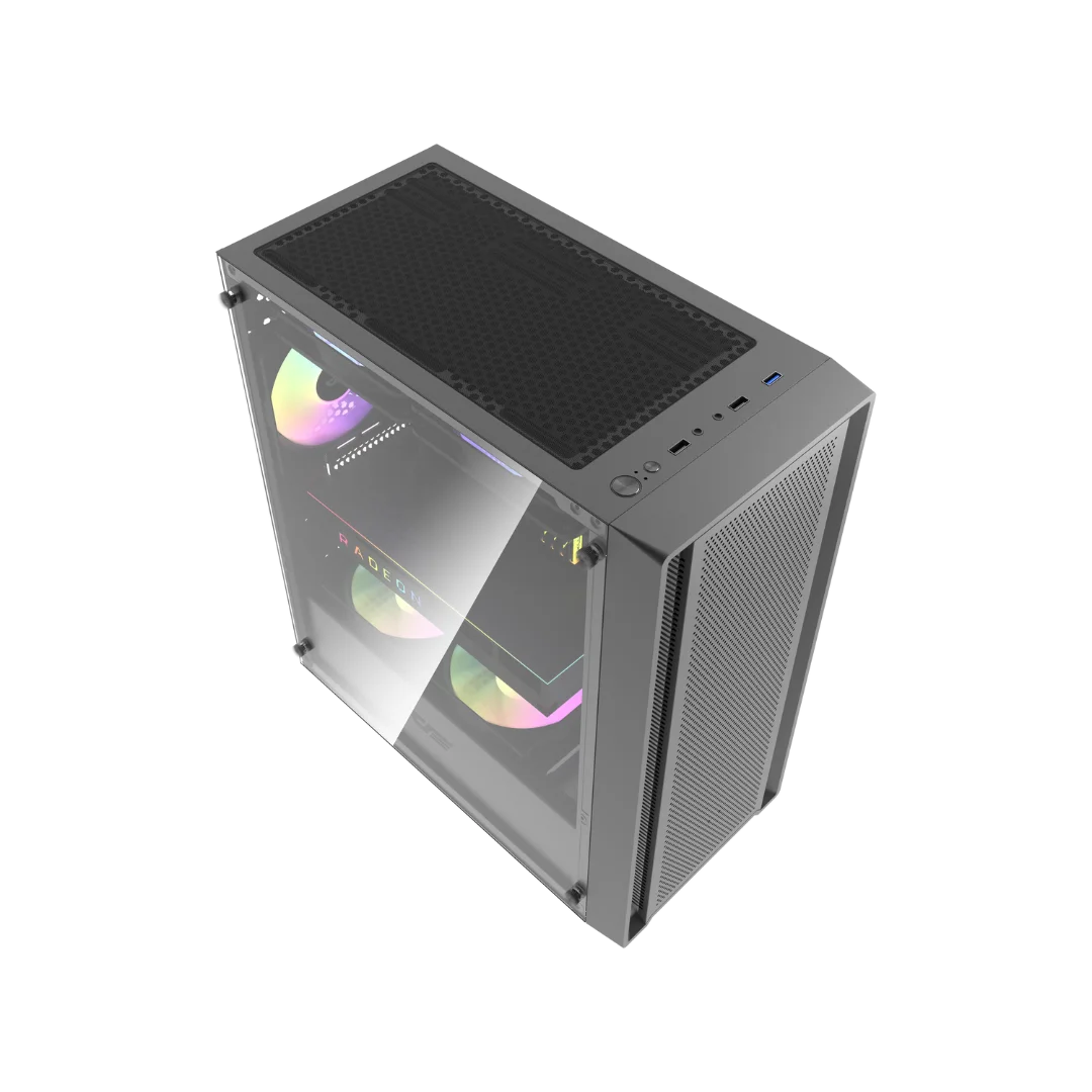 DarkFlash DK353 Mini Gaming Casing Black – High Airflow PC Case - Image 2