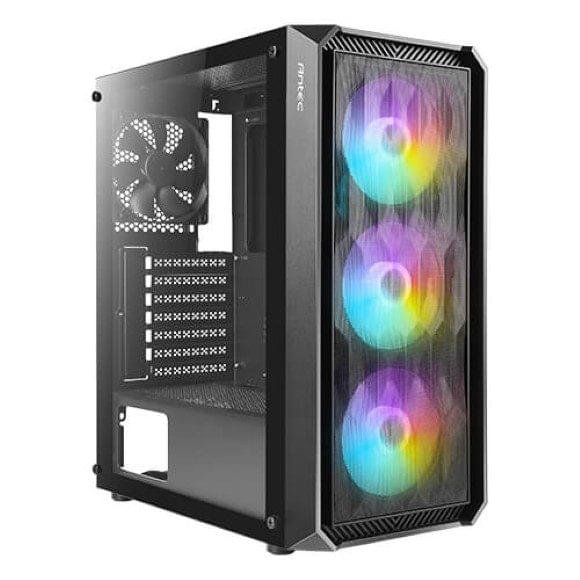 Antec NX292 Gaming Case black tempered glass side panel