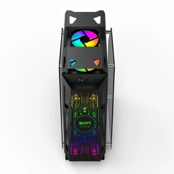 Boost Godzilla ATX & M-ATX Tempered Glass PC Case Black - Image 3