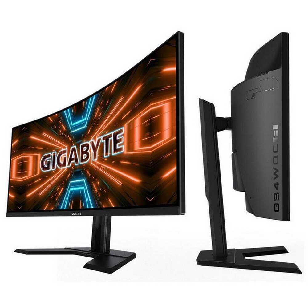 Gigabyte G34WQC A‑EK 34 inch curved QHD 144Hz gaming monitor