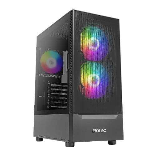 Antec NX410 case mid‑tower ATX gaming chassis black