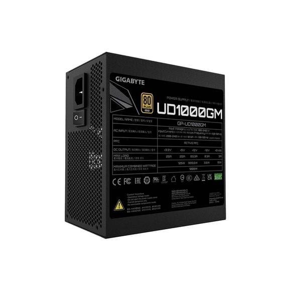 GIGABYTE GP‑UD1000GM 1000W PSU – 80 Plus Gold Fully Modular Power Supply 4 GIGABYTE GP‑UD1000GM 1000W PSU – 80 Plus Gold Fully Modular Power Supply - Image 4
