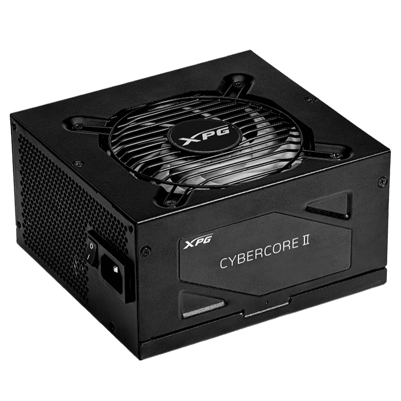 XPG Cybercore II 1000W Platinum PSU front view