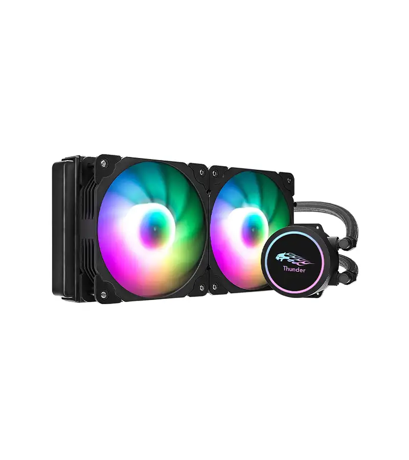 Thunder MISTRAL TRC‑240 240mm AIO Liquid CPU Cooler Black – Efficient ARGB Cooling 1 Thunder MISTRAL TRC‑240 AIO 240mm ARGB liquid CPU cooler