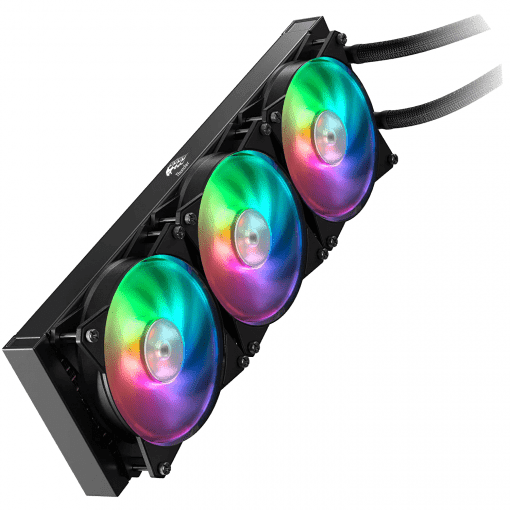 Thunder BORA TRC‑360 360mm AIO Liquid CPU Cooler – Black ARGB Performance 2 Thunder BORA TRC‑360 360mm AIO Liquid CPU Cooler – Black ARGB Performance - Image 2