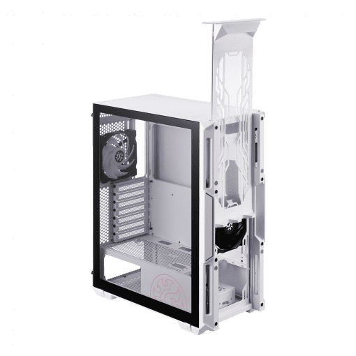 XPG STARKER Mid‑Tower PC Case White – Tempered Glass ATX Gaming Chassis - Image 3
