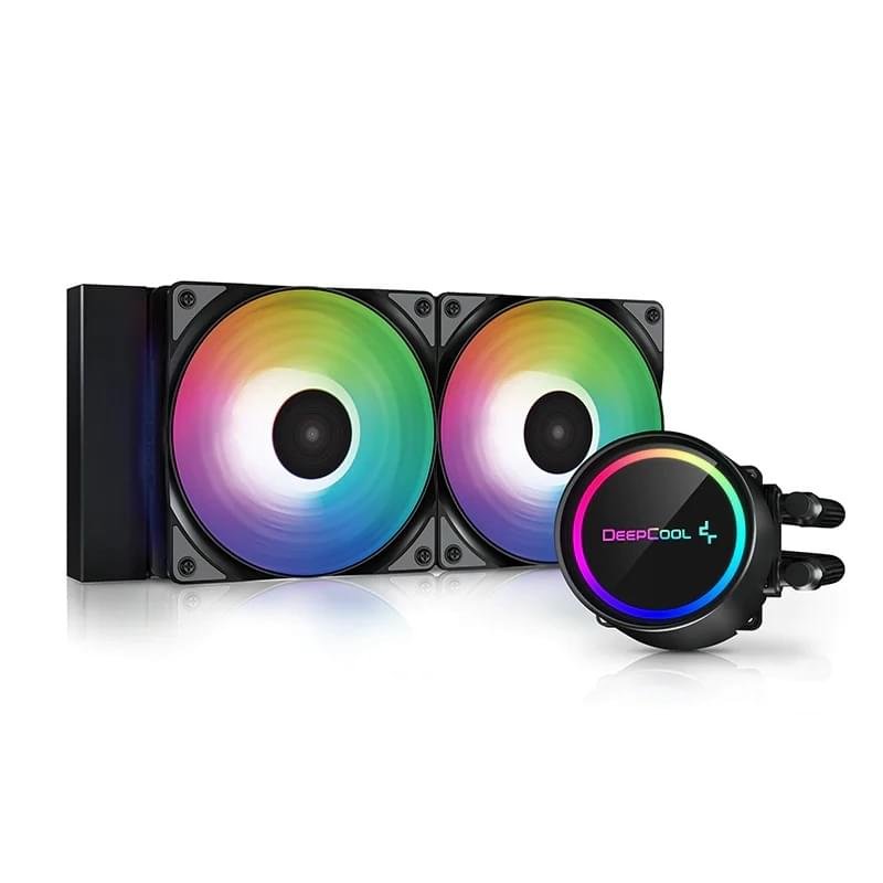 DeepCool GAMMAXX L240 A‑RGB CPU Liquid Cooler with dual ARGB fans