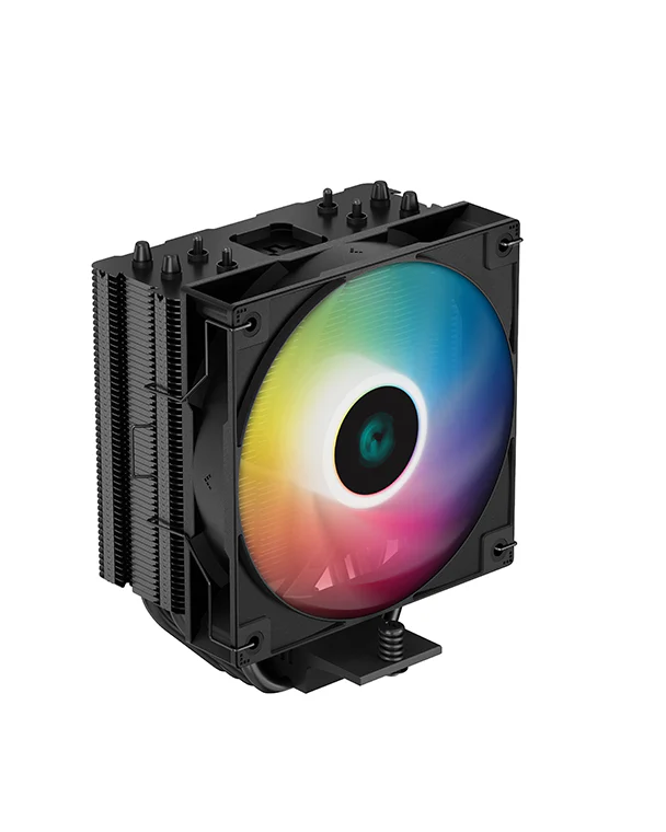 DEEPCOOL GAMMAXX AG400 BK ARGB CPU Cooler – High Airflow Single Tower Cooling 1 DEEPCOOL GAMMAXX AG400 BK ARGB CPU Cooler single tower design