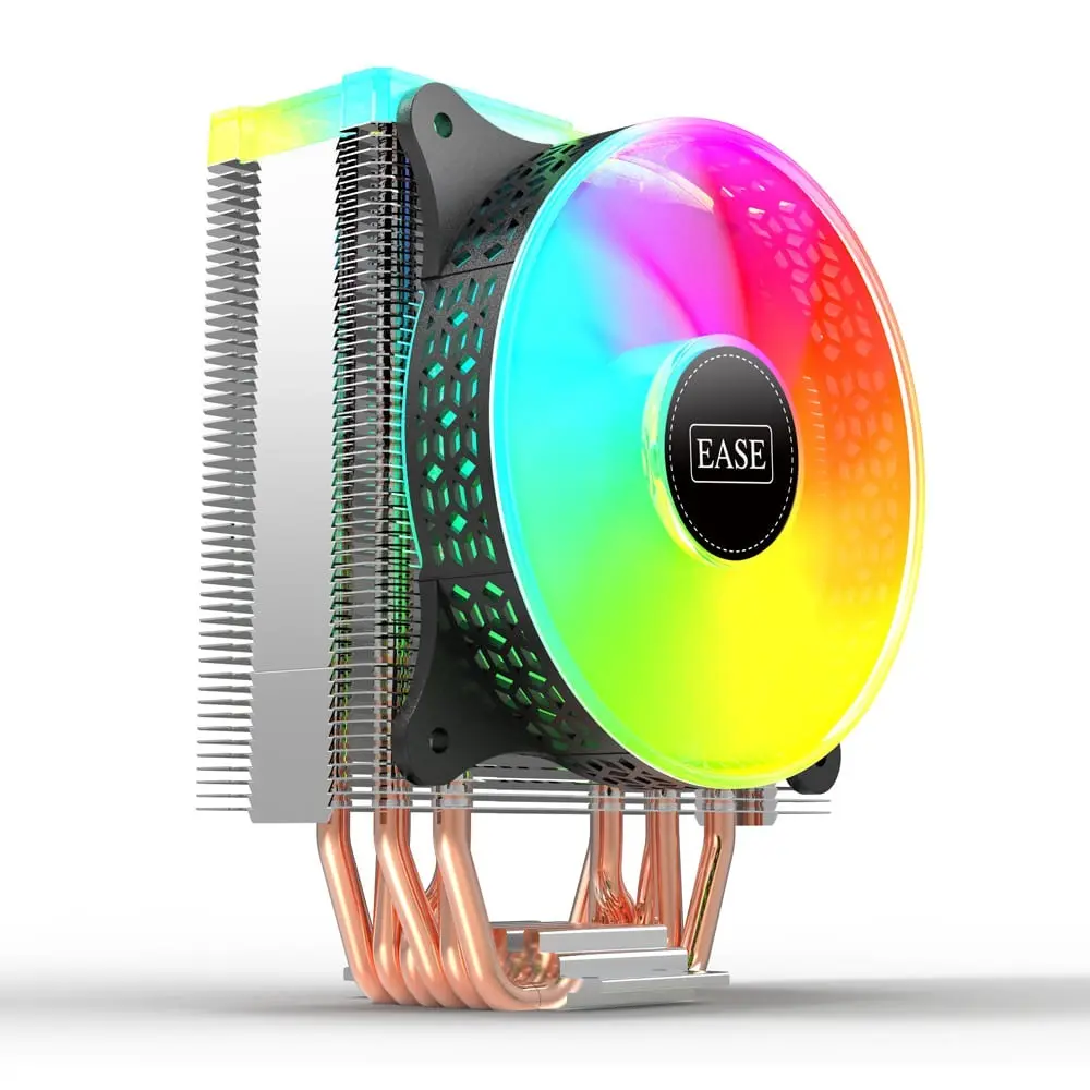 EASE EAF1218 CPU Air Cooler – 6 Heatpipe ARGB Cooling Solution 1 EASE EAF1218 CPU Air Cooler with 6 heatpipes and ARGB fan