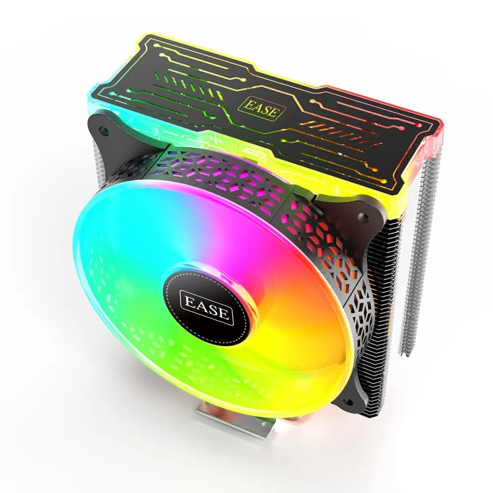 EASE EAF1218 CPU Air Cooler – 6 Heatpipe ARGB Cooling Solution 2 EASE EAF1218 CPU Air Cooler – 6 Heatpipe ARGB Cooling Solution - Image 2