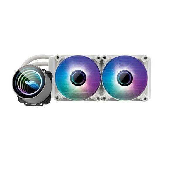 Darkflash DX240 V2 AIO Liquid Cooler White – 240mm ARGB CPU Cooling Solution - Image 3